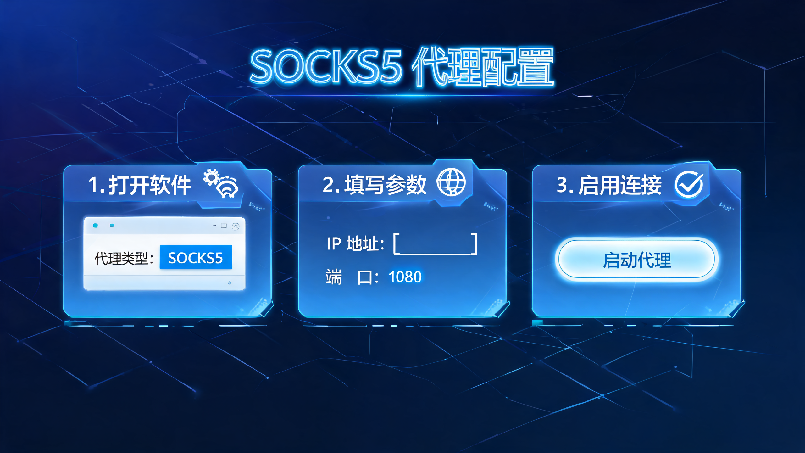 SOCKS5代理IP怎么配置软件?